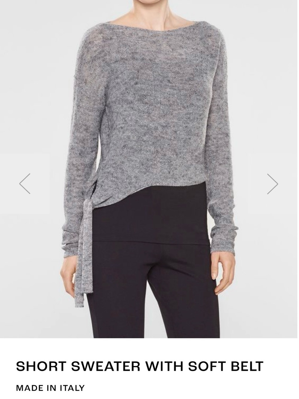 Sarah Pacini metallic sweater one size